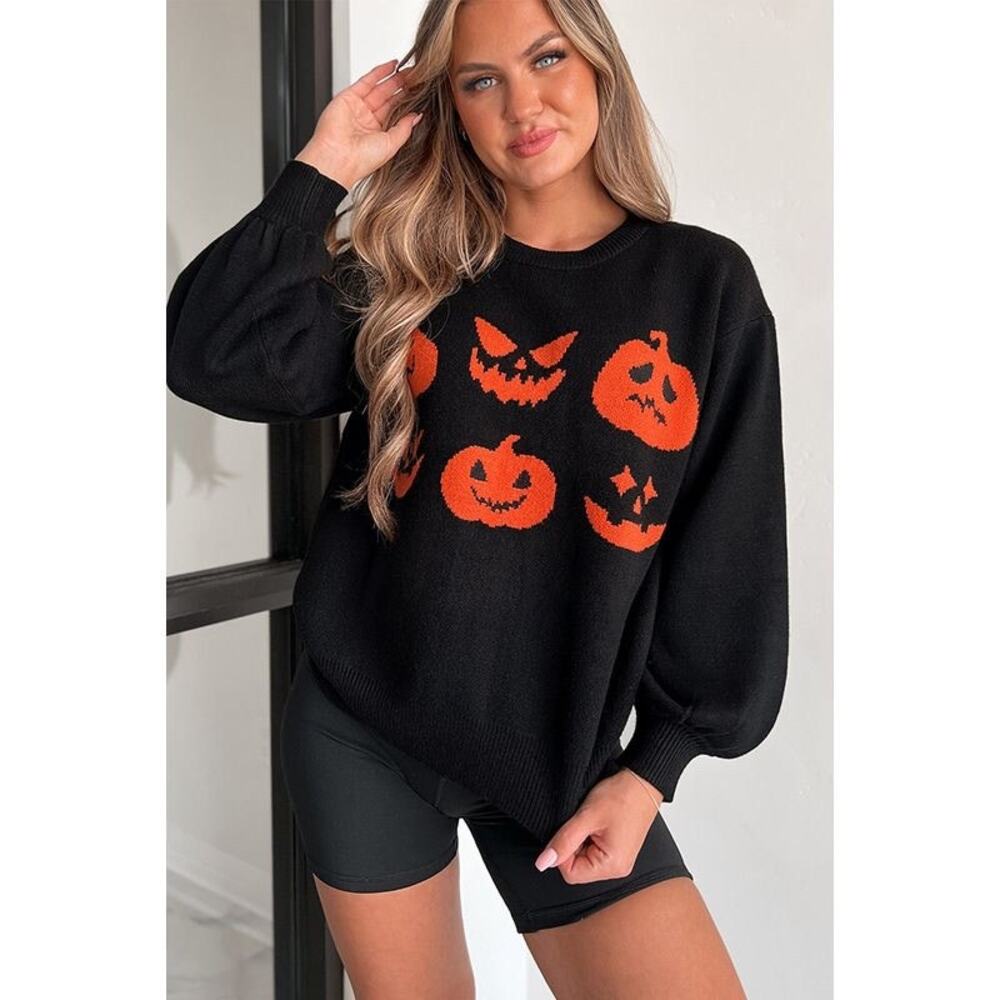NWT ZAFUL Halloween Pumpkin Sweater, Size S, #1085